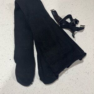 1XL Wool Thigh High Socks
